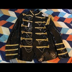 Sequin Military style jacket